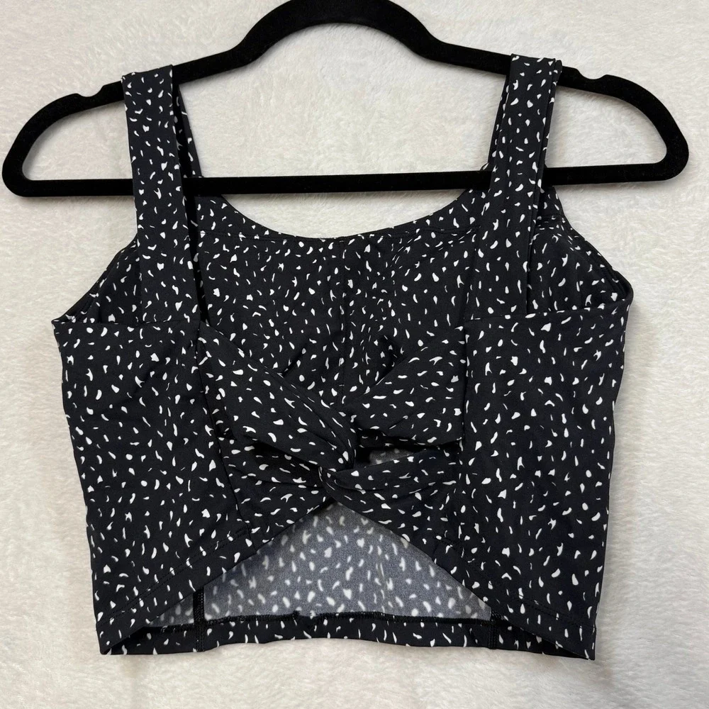 Astoria M Luxe Ignite Sport Bra Black Speckle Running Yoga Active Workout Summer